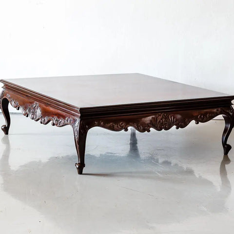 Traditional Classic Rosewood Coffee Table