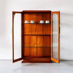 Traditional & Luxurious Teakwood Display Cabinet