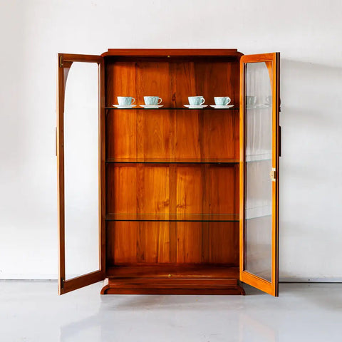 Traditional & Luxurious Teakwood Display Cabinet