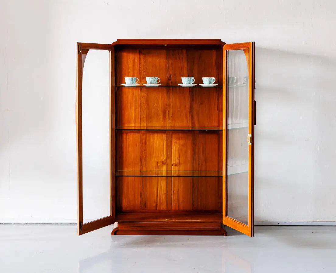 Traditional & Luxurious Teakwood Display Cabinet