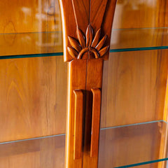 Traditional & Luxurious Teakwood Display Cabinet