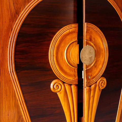 Traditional & Luxurious Teakwood Carved Cupboard