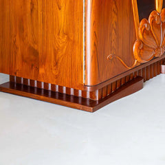 Traditional & Luxurious Teakwood Carved Cupboard