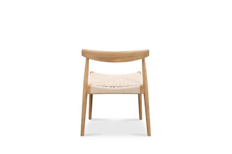 Luxury Teak Wood Dining Table Set Rope Chairs- 4 Seater, 6 Seater - All Sizes