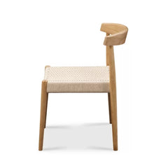 Luxury Teak Wood Dining Table Set Rope Chairs- 4 Seater, 6 Seater - All Sizes