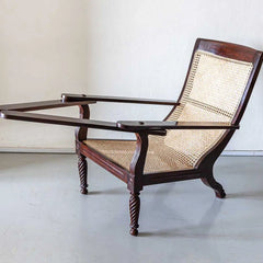 Traditional Classic Rattan Armchair with Cane