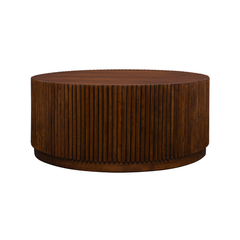 Sierra Round Natural Finish Coffee Table
