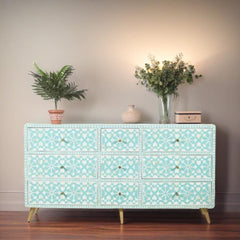 Bone Inlay Chest Of Drawers