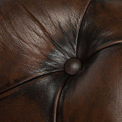 Chesterfield Leather 1 Seater Sofa