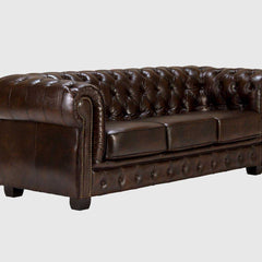 Brown Three Seater Leather Sofa for Ultimate Comfort and Style