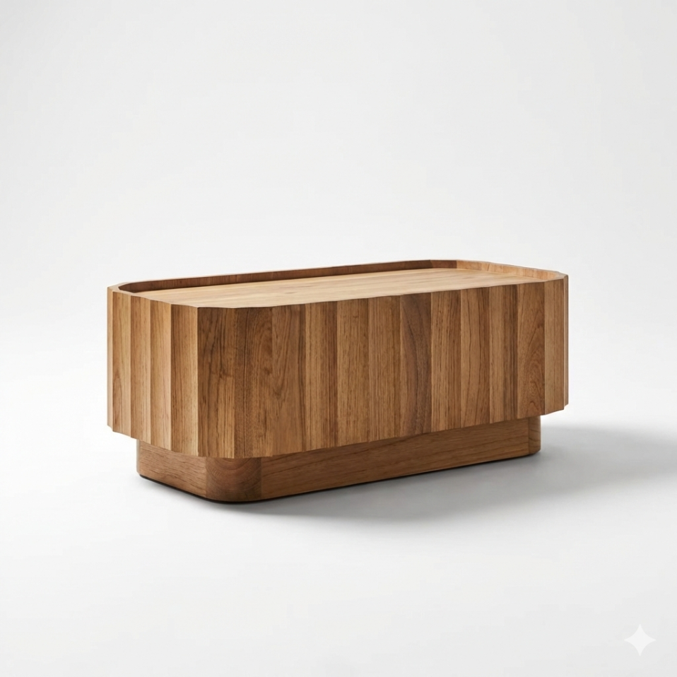Gazzell Wood Coffee Table