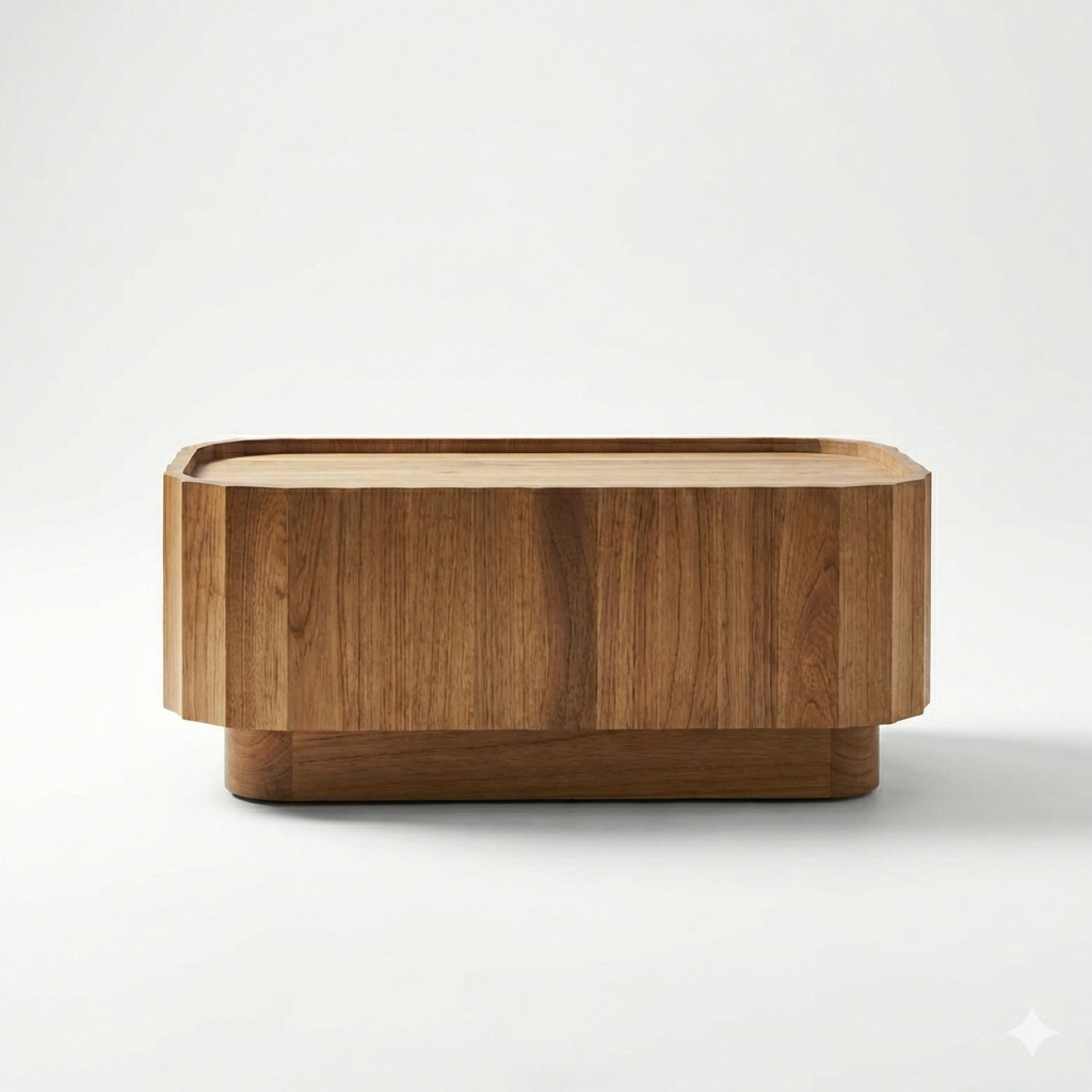 Gazzell Wood Coffee Table