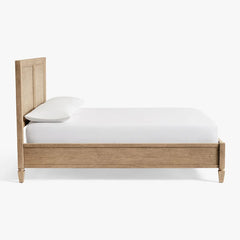 Classic Rattan Solid Wood Bed – All Sizes