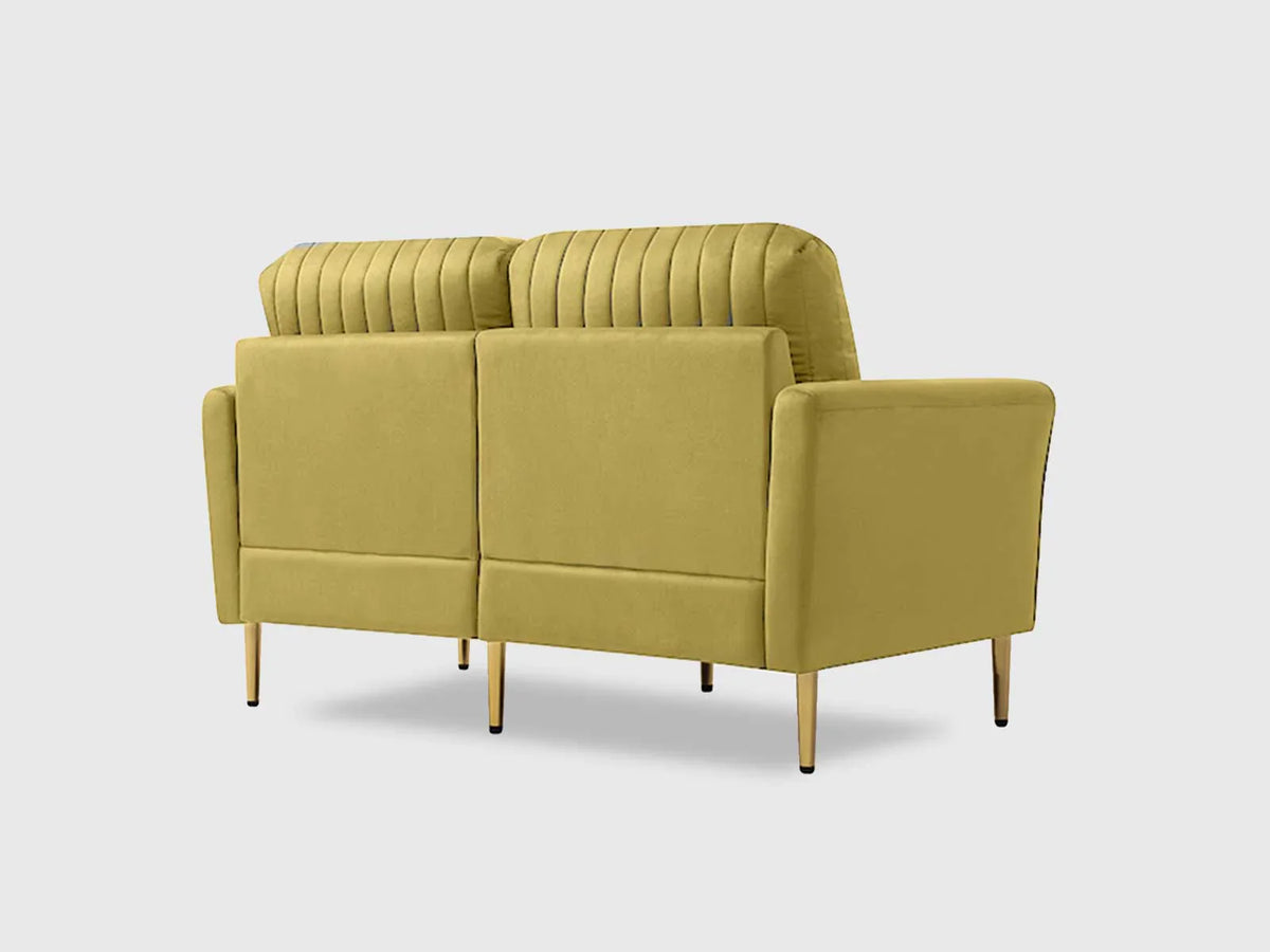 Premium Green Color 2 Seater Fabric Sofa