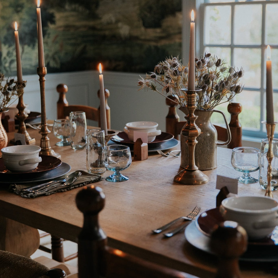 Indiso Solid Wood Dining Table Set - 4 Seater, 6 Seater, 8 Seater - All Sizes