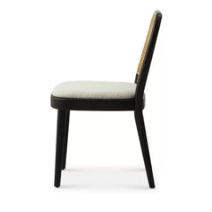 Berlin Teak Wood Solid Wood Dining Table Set Rattan Chairs- 4 Seater, 6 Seater - All Sizes