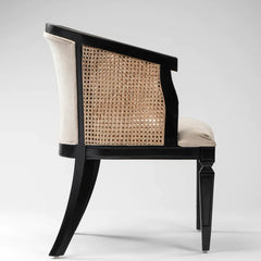 Classic Rattan Sheesham Wood Accent Chair