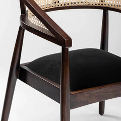 Modern Elizabeth Mango Solid Wood Arm Chair
