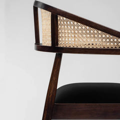 Modern Elizabeth Mango Solid Wood Arm Chair