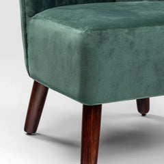 Modern Elizabeth Mango Solid Wood Cafe Chair