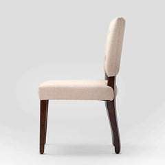 Sheesham Solid Wood & Fabric Dining Chair