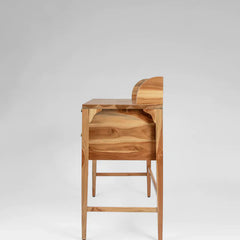 Modern Rattan Mango Solid Wood  Study Table