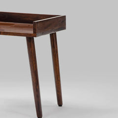 Classic Sheesham Wood End Table - Brown Finish