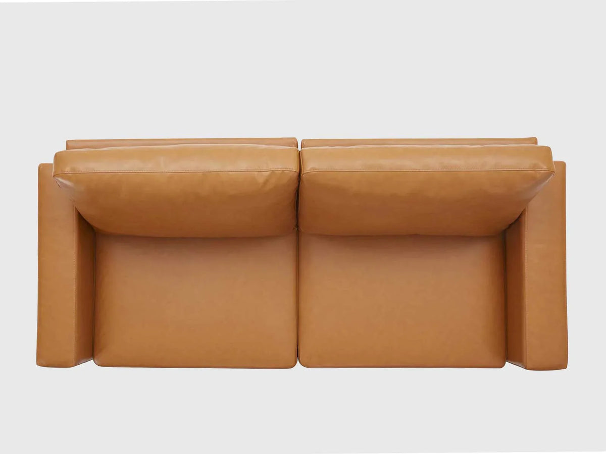 Florence Modern Two Seater Leatherette Sofa