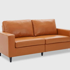 Florence Modern Two Seater Leatherette Sofa