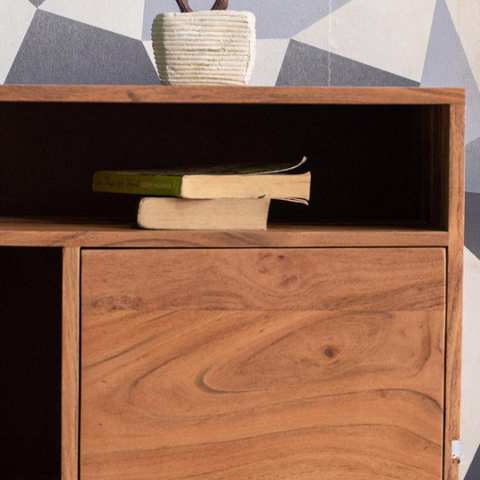 Modern Hawkin Wooden Bedside Table