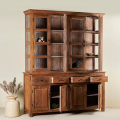 Antalya Modern Solid Teakwood Showcase