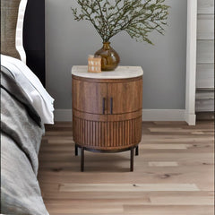 Modern Mango Wood Bed Side Table