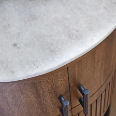 Modern Mango Wood Bed Side Table