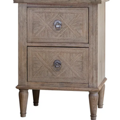 Modern Mango Wood Hand craved Bed Side Table