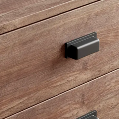 Modern Acacia Wood Cabinet