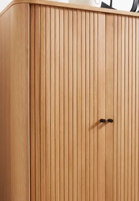 Modern Mango Wood Cabinet Natural