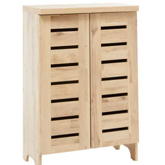 Modern Mango Wood Cabinet Light Oak