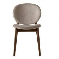 Modern Solid Wood Dining Chair With Fabric