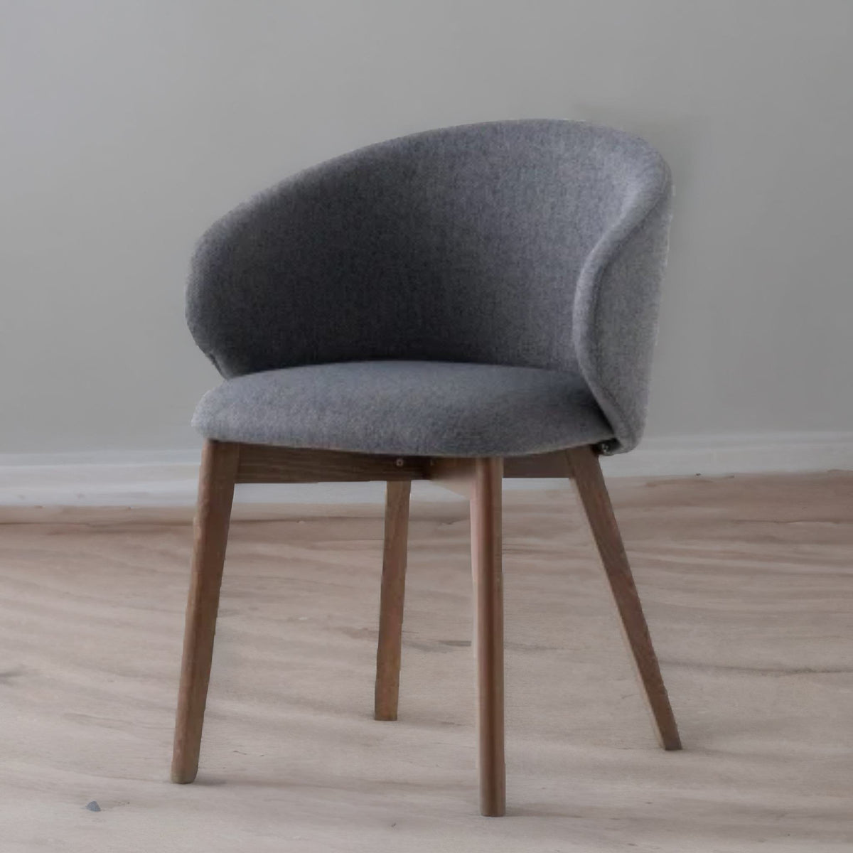 Modern Solid Wood With Fabric Dining Chair