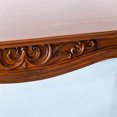 Luxury French Solid Teak Wood Dining Table Set - 4 Seater, 6 Seater, 8 Seater - All Sizes