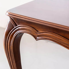 Luxury French Solid Teak Wood Dining Table Set - 4 Seater, 6 Seater, 8 Seater - All Sizes