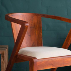 Colonial Acacia Wood Arm Chair