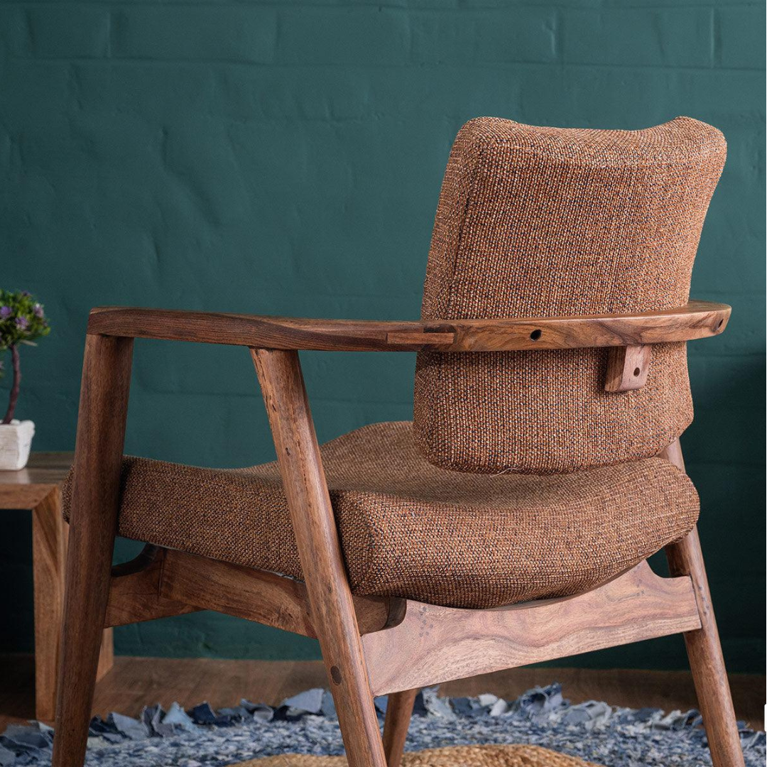 Classic Sheesham Wood Arm Chair