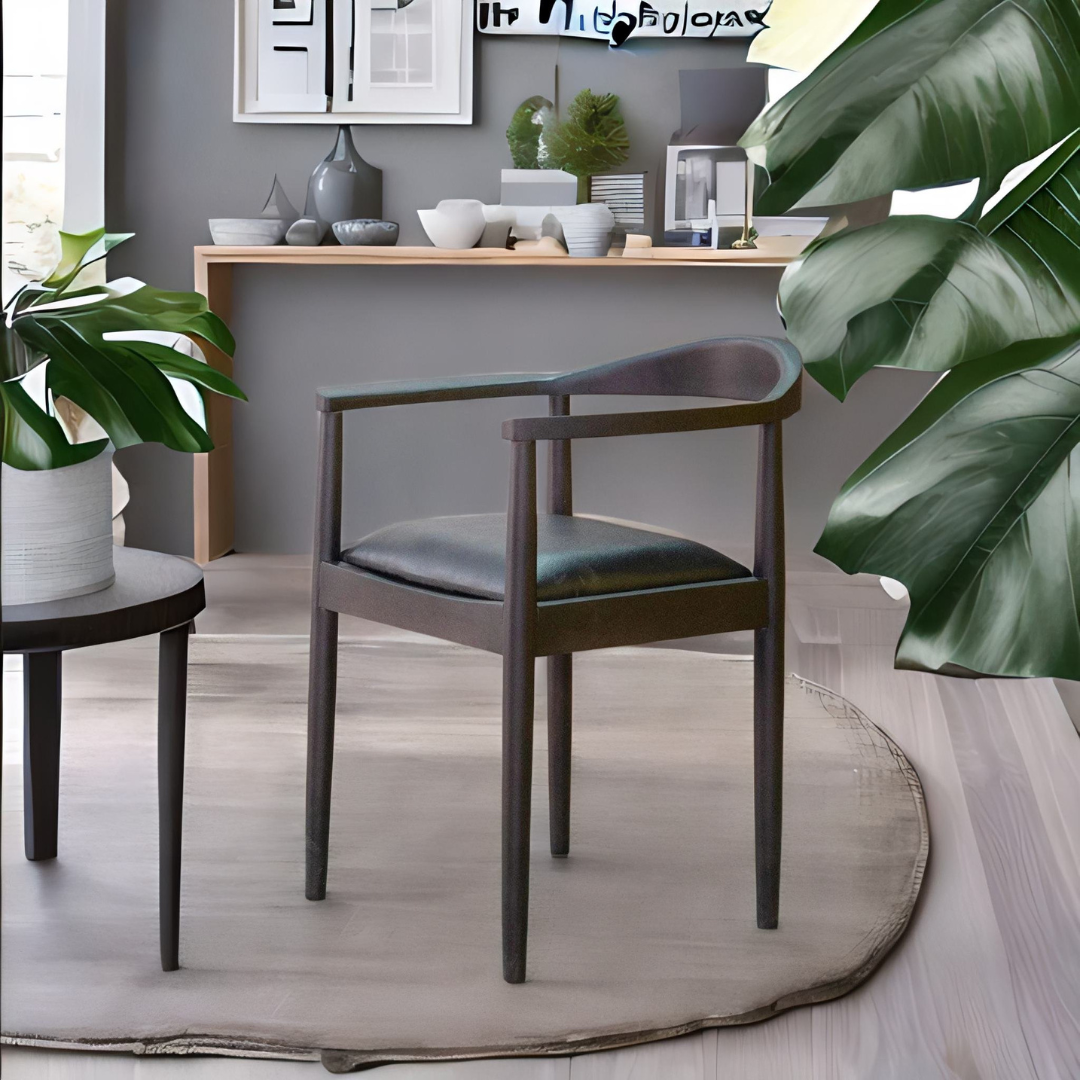 Modern Mango Wood Arm Chair
