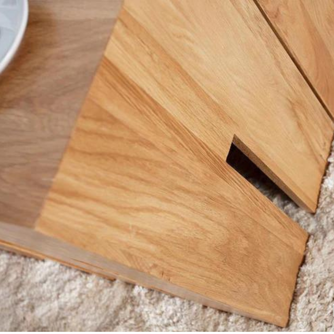 Classic Sheesham Wood Coffee Table | Side Tables Set of 4