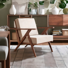 Sheesham Wood Armchair - Made With Premium Quality