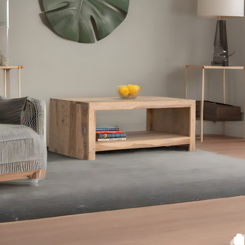 Classic Sheesham Wood Coffee Table