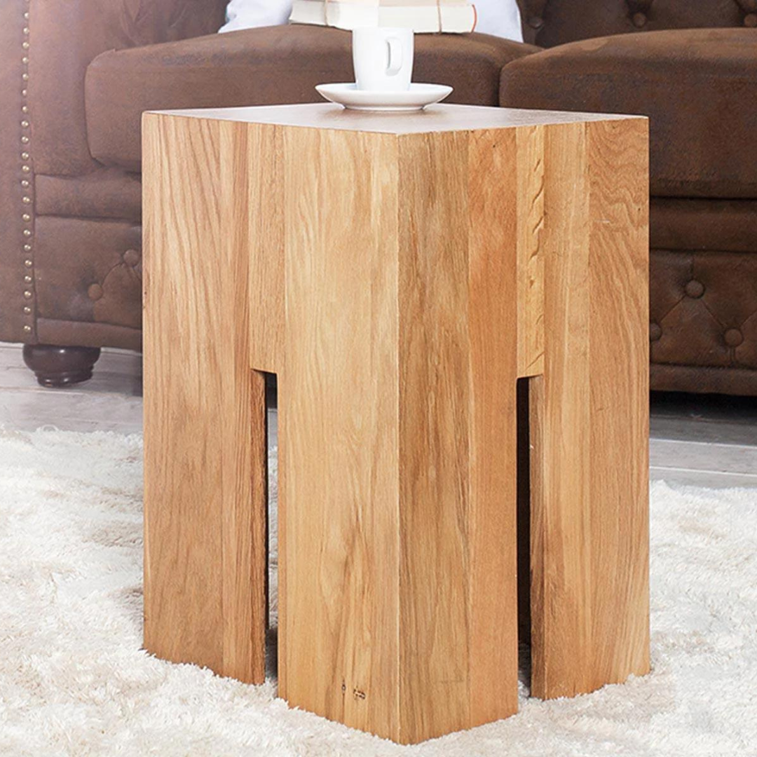 Classic Sheesham Wood Coffee Table | Side Tables Set of 4