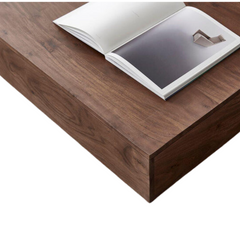Compact Sheesham Wood Natural Coffee Table