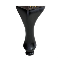 Chesterfield Wing Back Sofa 1 Seater Genuine Leather Brown